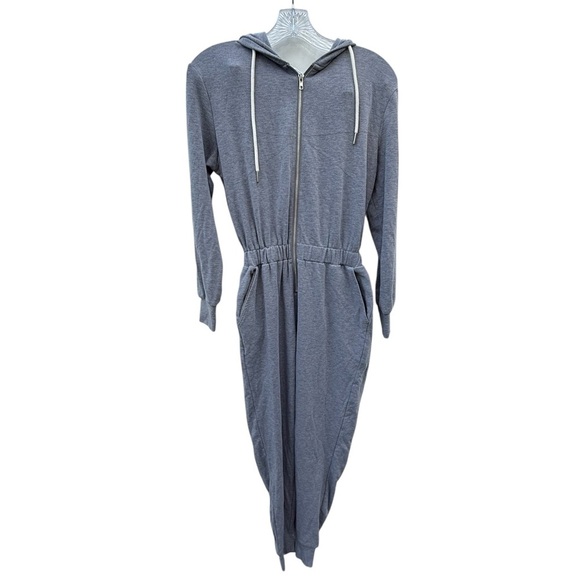 WeWoreWhat Leisure Jumpsuit Gray Sweatsuit Size XS - Picture 3 of 11